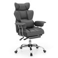 thumbnail image 1 of Costway Office Desk Chair Big and Tall Executive Office Chair with Footrest Lumbar Support, 1 of 10