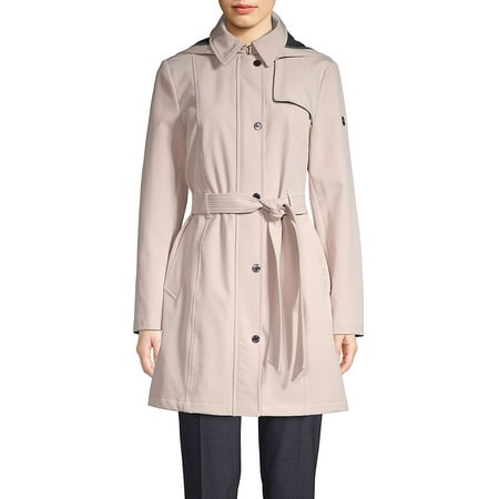 Self-Tie Hooded Coat