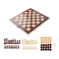 thumbnail image 2 of Tablero De Ajedrez Y Backgammon Plegable Madera , Juego Mesa 29 X Cm, 2 of 10