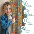 thumbnail image 3 of Pioneer Flower Floral Print Pattern Teens Curtains,Teens Insulated Curtains Set Of 2,Bedroom Essentials,Toddler Room Decor 42"x54", 3 of 5