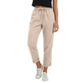 thumbnail image 6 of AUNVITO Women's Outdoor Cargo Cropped Pants with Multiple Pockets Comfort Fit for Sports and Leisure, 6 of 8