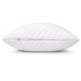 thumbnail image 7 of ORGANIC TEXTILES Organic Shredded Latex Bed Pillow with Quilted Removable Cotton Cover - For Sleeping, Head Support, Side Back Stomach Sleeper, Soft and Breathable - (Standard Size), 7 of 7