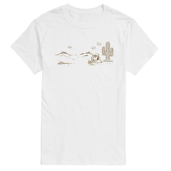 Peanuts - Spike Horizontal Desert - Men's Short Sleeve Graphic T-Shirt