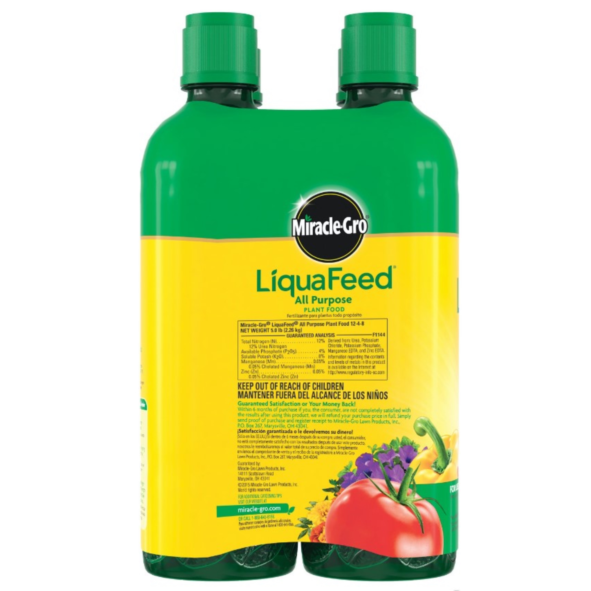 Miracle-Gro Liquafeed All Purpose Plant Food, 4-Pack Refills, 16 fl. oz. - image 3 of 9