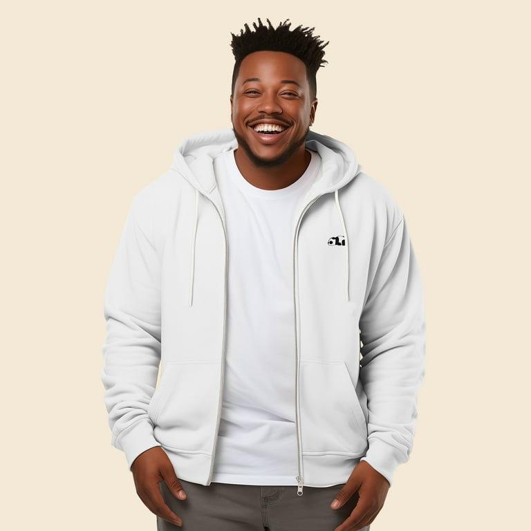 Panda fleece hoodie hotsell