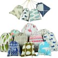 thumbnail image 4 of Coofit 10PCS Cordon Pochette d'Impression Réutilisable Cordon Sac Sac de Rangement Sac de Rangement, 4 of 10