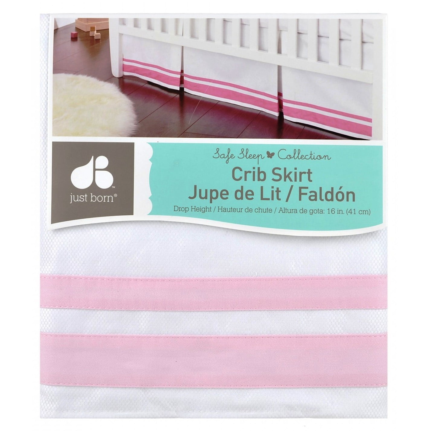 just born crib skirt