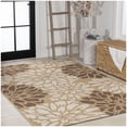 thumbnail image 7 of JONATHAN Y SANTA MONICA 4 x 6 Area Rug, Zinnia Floral Textured Weave - Orange/Cream, SMB110E-4, 7 of 7