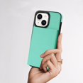 thumbnail image 7 of Phone Case for iPhone 14 6.1 inch Wallet Cover with Tempered Glass Screen Protector and RFID Slim Credit Card Holder Slot Stand Cell iPhone14 5G i i-Phone i14 iPhone14case Women Girl Men Green, 7 of 7