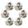 thumbnail image 6 of WOBOGO Winter Snowman Round Placemats Set of 1 Heat Resistant Washable Kitchen Table Decorations 15.4in, 6 of 7