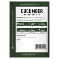 thumbnail image 2 of Cucumber Seeds for Planting - Marketmore 76 - Cucumis sativus Heirloom, Non-GMO Vegetable Variety- 1 Gram Seeds Great for Outdoor Gardening by Gardeners Basics, 2 of 7