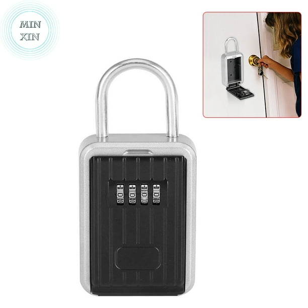 Caja de Bloqueo con Llave, Seguridad Segura Caja de Almacenamiento de Llave para Exteriores Juego de su Propia Caja de Cerradura con Combinación de 4 Dígitos Titular de la llave Unbranded JY02102