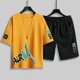 thumbnail image 3 of Conjuntos de camiseta y pantalones para hombre, oferta, top vintage, trajes deportivos holgados, sudadera moderna, ropa ajustada para hombre, chándal regular XL, 3 of 5