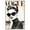 Silver Frame, variant on Classic Icon Cover Tan Canvas Print Fashion Art by Art Remedy, Black Frame, 36 x 54