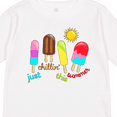 thumbnail image 4 of Inktastic Just Chillin This Summer Popsicles Boys or Girls Long Sleeve Toddler T-Shirt, 4 of 5