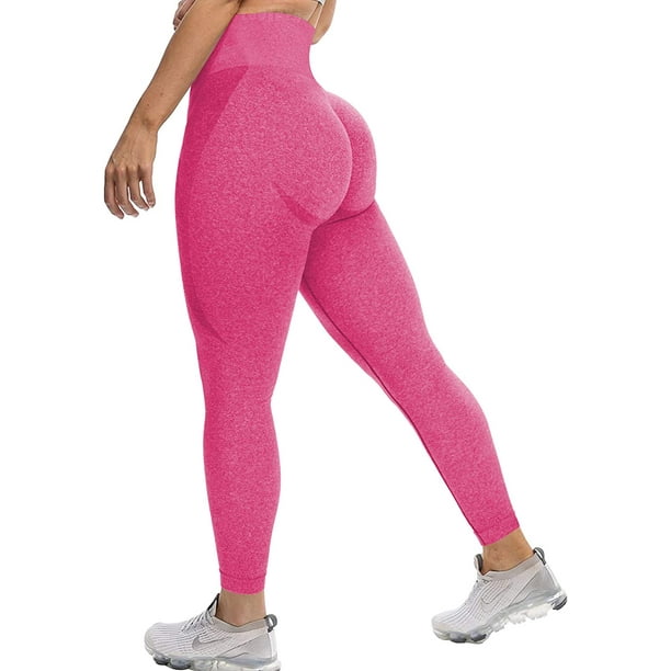 Women Seamless Leggings High Waisted Workout Gym Butt Lifting Tummy Control  Smile Contour Yoga Pants Tights, #1 Black, Small : : Clothing,  Shoes & Accessories