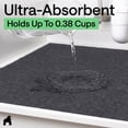 thumbnail image 4 of GORILLA GRIP LeakGuard Under Sink Mat, Waterproof Shelf Liner, Non-Adhesive, 24x30 Charcoal, 4 of 9