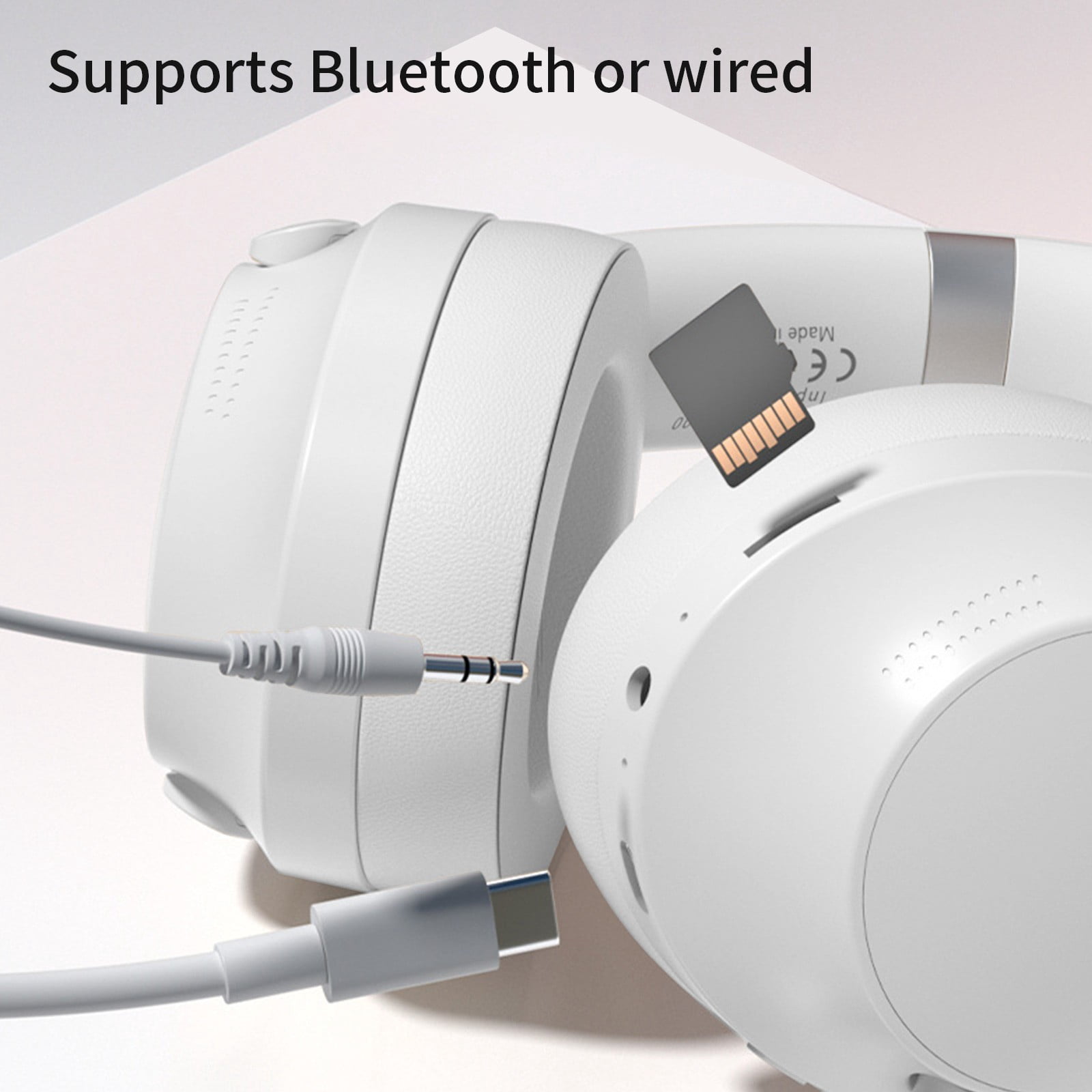 Bluetooth Headset – Bluetooth 5.3 Headworn Wireless Earphones For Noise Reduction And Call Foldable And Scalable For Comfortable Wearing Of Bluetooth Earphones