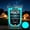 Blue, variant on Glow in the Dark Pebbles, Stepping Stones Outdoor Decor for Garden Pathway (200-1000 Pcs)