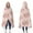 Doll Princess Pattern, variant on Wearable Blanket,Doll Princess Pattern Hooded Wearable Flannel Blanket for Adults & Teens,Winter Poncho Shawl Wrap Cape Cozy Anti-Pill,60"x80"