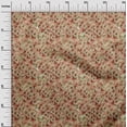 thumbnail image 3 of oneOone Viscose Jersey Brown Fabric Floral Sewing Material Print Fabric By The Yard 60 Inch Wide, 3 of 4