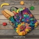 thumbnail image 5 of Balery Psychedelic Sunflowers Bolsa de Mano para Mujeres con Cremallera, Bolsa de Gimnasio con Compartimentos, Bolsa para Laptop, Bolsa para Trabajo, 5 of 7