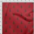 thumbnail image 3 of oneOone Organic Cotton Poplin Twill Fabric Tree Ikat Printed Fabric 1 Yard 42 Inch Wide, 3 of 4