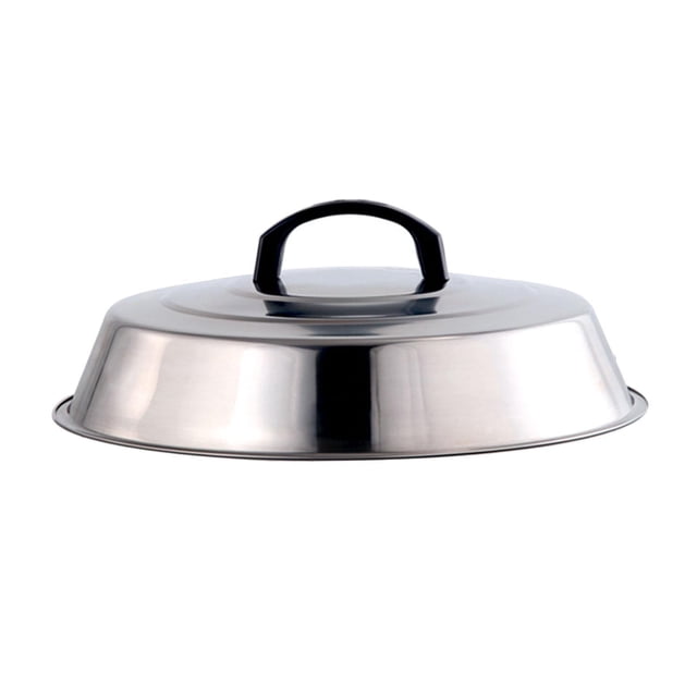 Tapa de para Derretir Queso, Placa de Parrilla Universal de 12,2 Pulgadas, Tapa de Acero Inoxidable para Hamburguesas, Tapa para para
