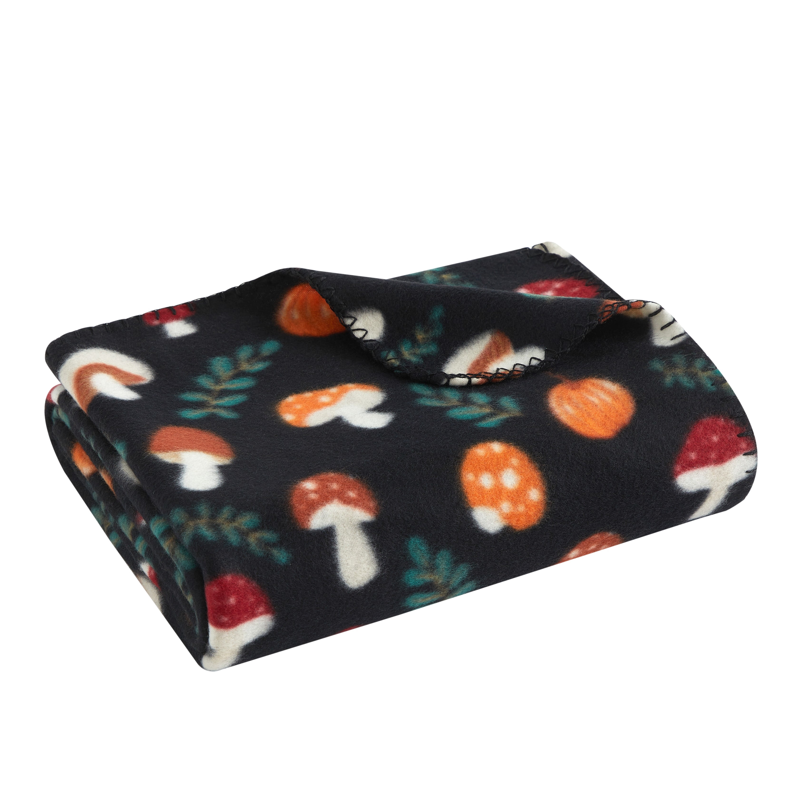 Mainstays Mushroom Fleece Throw