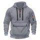 thumbnail image 3 of MHFRRA Sudaderas y Sudaderas para Hombre para Uso Diario, Holgadas, con Cremallera y Múltiples Bolsillos para Otoño E Invierno, conjuntos de Fin de Semana Cómodos y Elegantes Año 2, 3 of 3