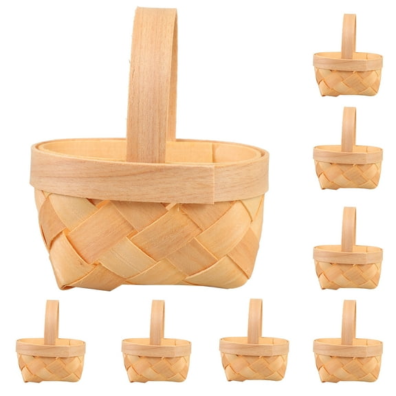 20 Pcs Small Baskets Wood Chip Candy Hamper Exquisite