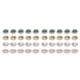 thumbnail image 5 of Cadena de diamantes de imitación de cristal, 40 piezas de cadena de cristal para decoración de bricolaje, joyería, cadena de cristal, diseño de precisión, 5 of 12