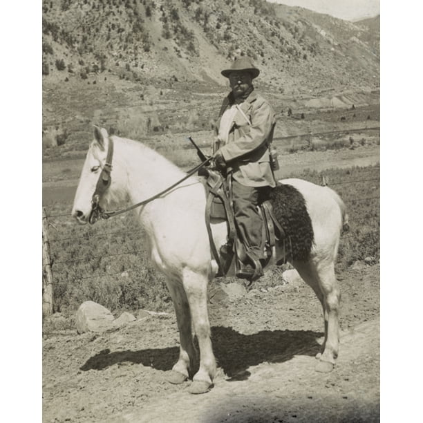 Print Theodore Roosevelt Returning To Glenwood Springs, Colorado, 1905