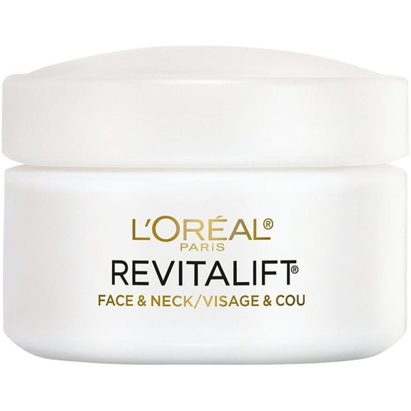 L'Oreal Paris Revitalift Anti-Wrinkle Firming Face & Neck Moisturizer Cream, 1.7 oz
