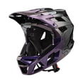 thumbnail image 4 of Casco de bicicleta Full Full Cycling Cusming Equipment Ciclismo Capa de la mejilla acolchada cómodo para hombres Mujeres Road Mountain Bike Casco Violeta de 59 cm a 61 cm, 4 of 8