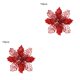 thumbnail image 4 of Naiovety 10X Navidad grande Poinsettia brillo flor árbol colgante fiesta Navidad decoración Type2 NO2, 4 of 6