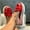 Red, variant on Jsaierl Platform Sandals for Women Casual Summer Peep Toe Sandals Comfy Slip On Sandals Fashionable Beach Sandal Size 7.5