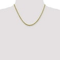 thumbnail image 5 of Solid 10K Yellow Gold 3.2mm Diamond-Cut Lightweight Rope Chain - 18", 5 of 8