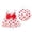 #55Red, variant on Toddler Girls Tutu Dress Summer Backless Princess Birthday Party Dress Polka Dot Bowknot Sundress with Straw Sun Hat
