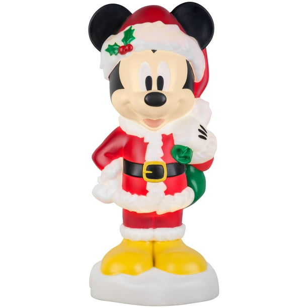 Lighted Blow Mold Outdoor Décor Mickey w/Gifts Disney