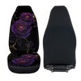 thumbnail image 6 of XYZCANDO Stylish 2-Piece Front Car Seat Covers with Purple Gold Rose Pattern - Durable Breathable Protection For Vehicle Interior, 6 of 10