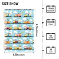 thumbnail image 2 of FORMRS 1-Subject Spiral Notebook 8" x 5" College Ruled 60 Refillable Sheet A5 Hard Cover, Cartoon Train Pattern, 2 of 7