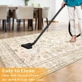 thumbnail image 5 of 4x6 Area Rugs - Washable Rug for Living Room, Non-Slip Bedroom Rug, Stain Resistant Soft Rug (Beige, 4'x6'), 5 of 6