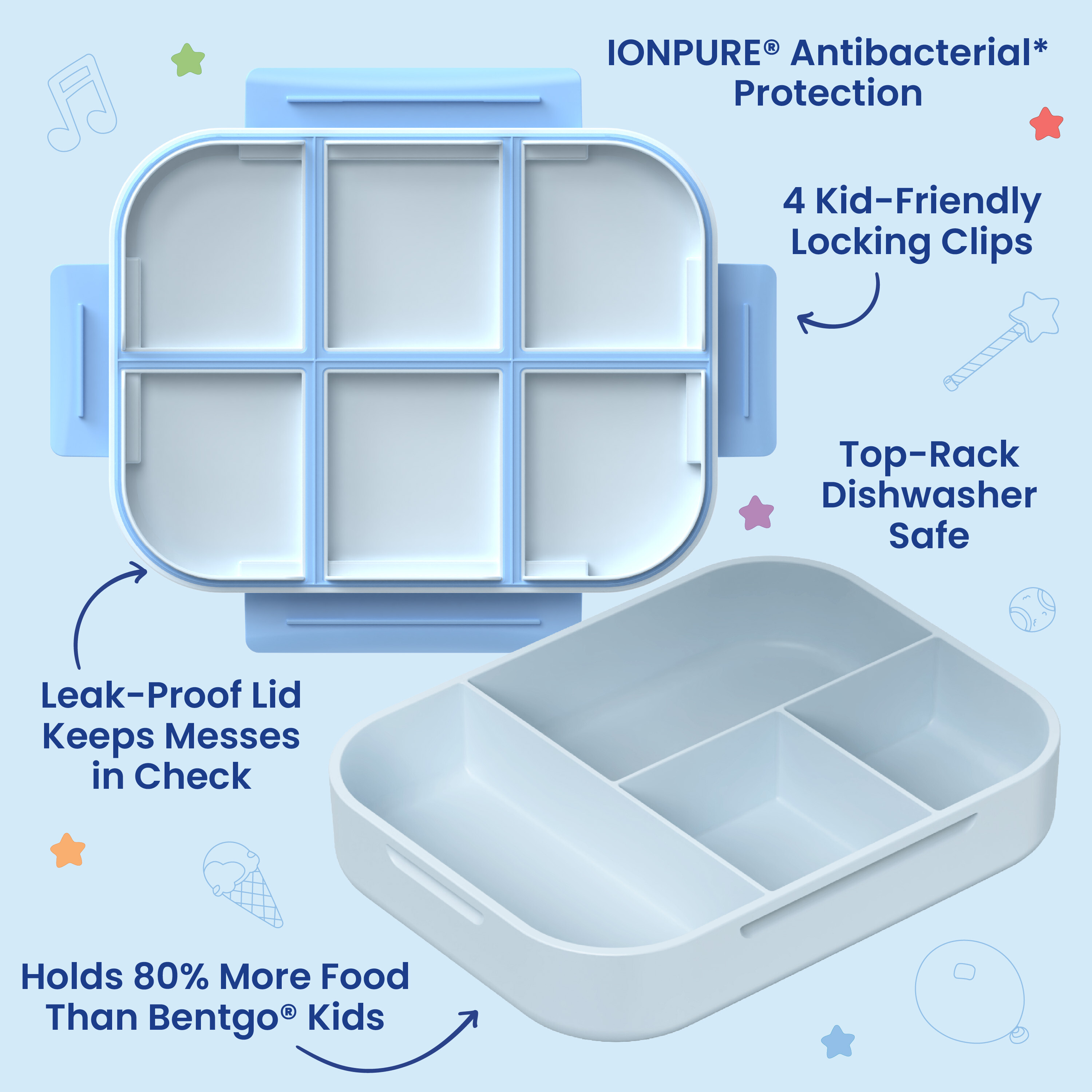 Bentgo Kids Bluey Lunch Box with Leakproof Lid photo 4