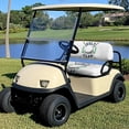 thumbnail image 4 of Pzuqiu Golf Club & Ball Graphic Golf Cart Seat Cover Set - Breathable Stretchable Polyester - Universal Fit for EZGO, Club Car & Yamaha - All-Weather Protective Accessories, 4 of 9