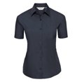 thumbnail image 1 of Russell Collection Womens Classic Polycotton Easy-Care Short-Sleeved Shirt, 1 of 3