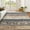 Brown, variant on FairOnly 8'x10' Grey Washable Area Rugs for Living Room Geometric Non Shedding Low Pile Contemporary Rugs for Bathroom Soft Indoor Floor Carpet