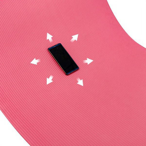 Ray Star Extra Thick Yoga Mat 31.5"X72"X0.39" Thickness 9mm -Eco Friendly Material- With High Density Anti-Tear Exercise Bolster