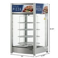 thumbnail image 3 of 18 in. Commercial Pizza Display Warmer for 12 in. Pies with 4 Rotating Racks in Stainless-Steel (KM-HPD4-12), 3 of 11