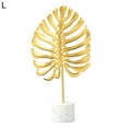 thumbnail image 2 of Soumake Iron Monstera Leaf Ornament Photo Prop Living Room Desktop TV Cabinet Decoration, 2 of 5
